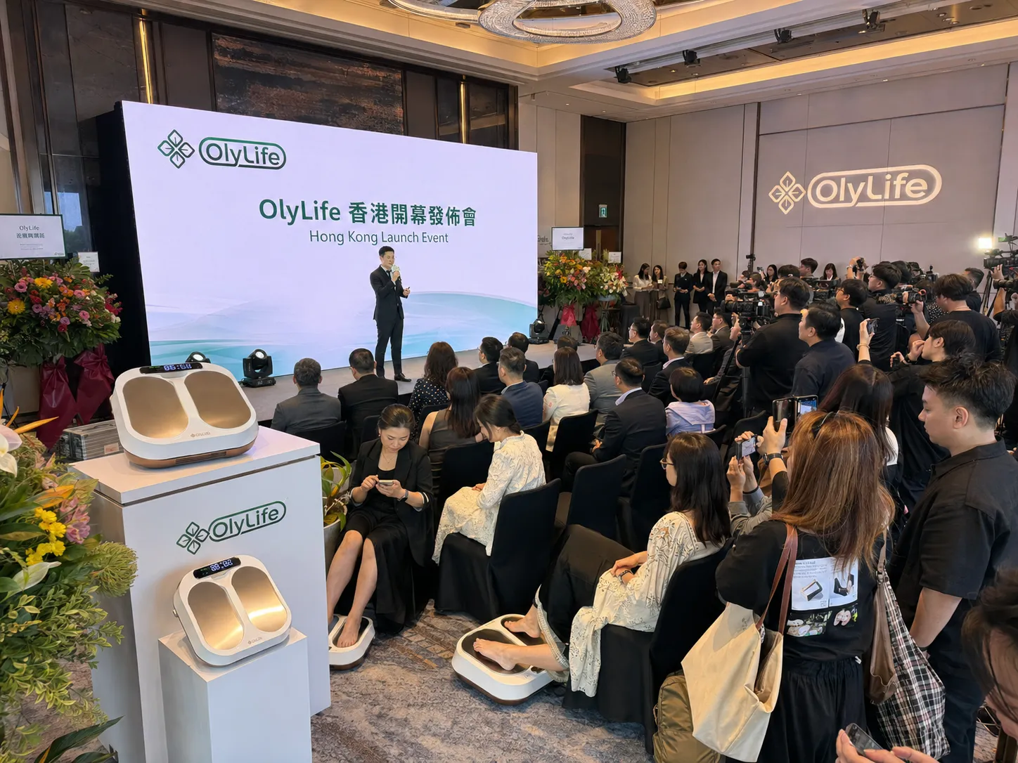 OlyLife 香港开幕发布会现场